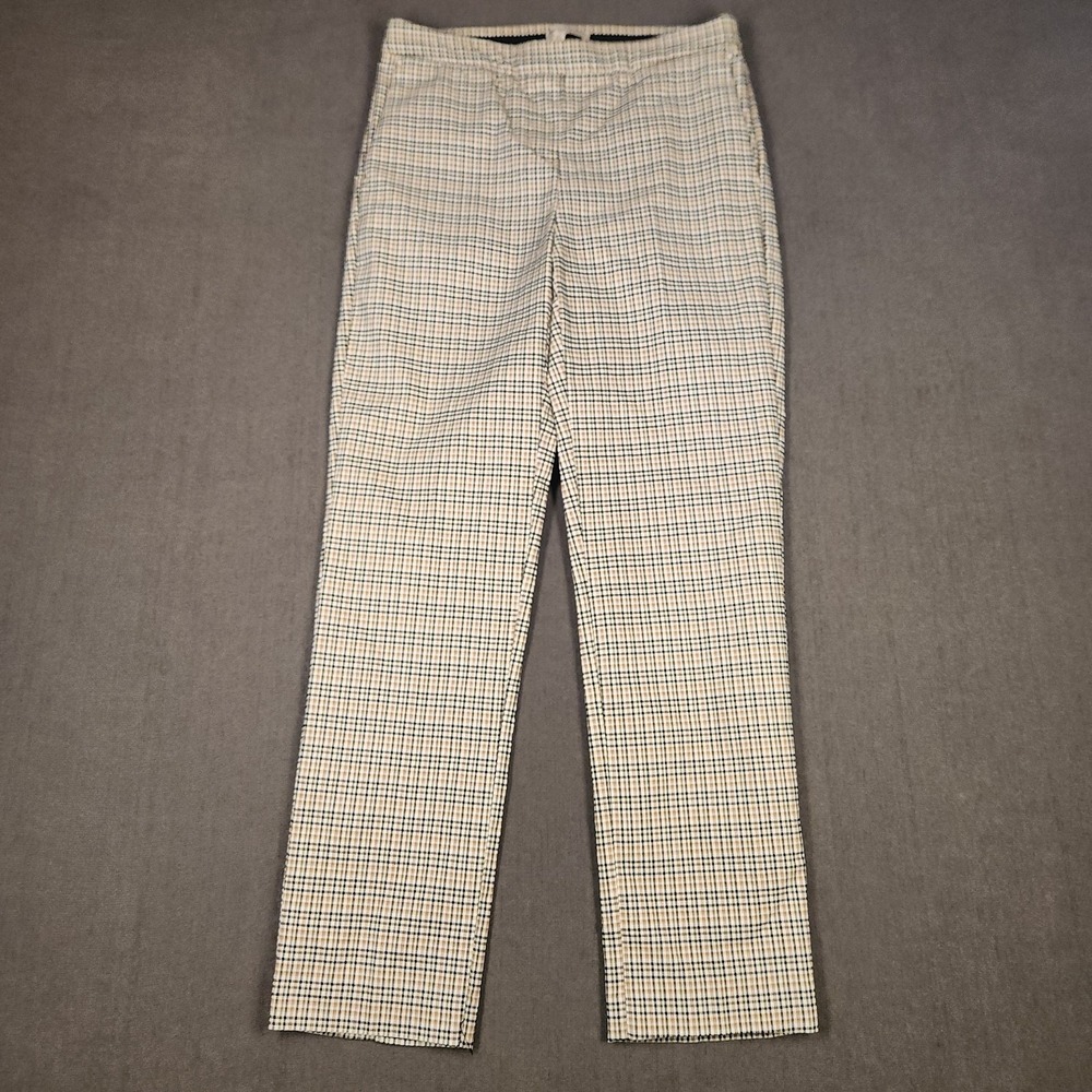 Elaine Rose Pants Womens Size 4 Pull‎ On Plaid